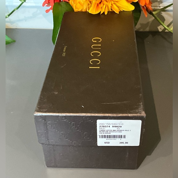 GUCCI Lifford GG Black Kitten Heel Sandals Double G Logo Preppy Classic - Picture 5 of 6